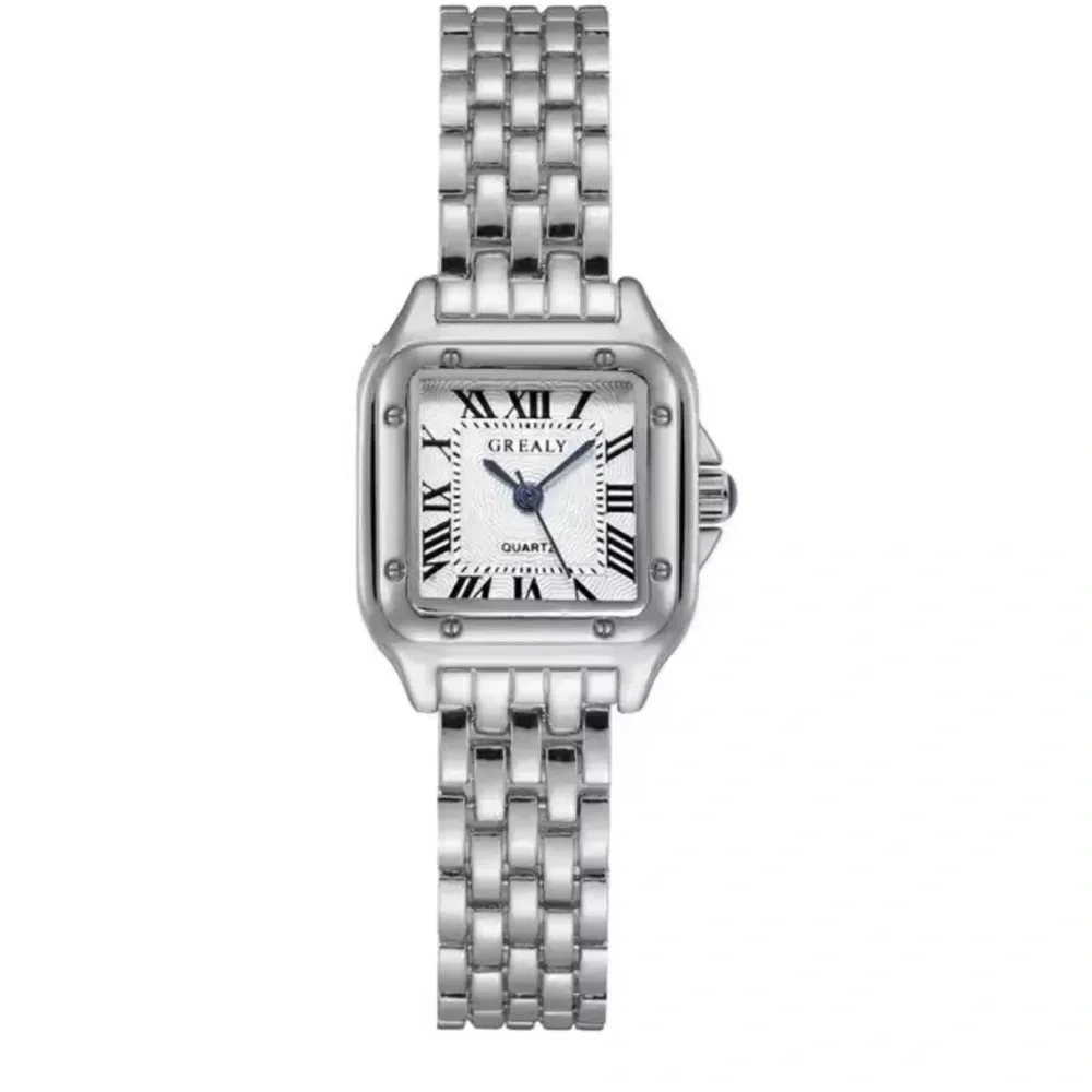 Panthere Classic vintage Rectangle Stainless Steel Watch